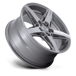 Niche M270 TERAMO Anthracite Brushed Face Tint 18x8 +40 5x108mm 72.6mm - Wheelwiz