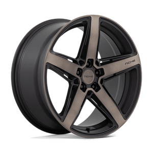 Niche M271 TERAMO Matte Black W Double Dark Tint 20x10.5 +40 5x120mm 72.6mm