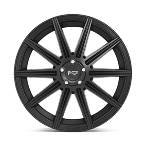 Niche M242 TIFOSI Matte Black 20x10.5 +40 5x112mm 66.6mm - WheelWiz