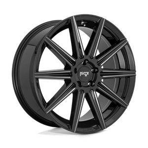 Niche M243 TIFOSI Gloss Black Milled 20x10.5 +40 5x112mm 66.6mm - Wheelwiz