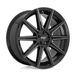 Niche M243 TIFOSI Gloss Black Milled 20x9 +27 5x112mm 66.6mm - Wheelwiz