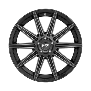 Niche M243 TIFOSI Gloss Black Milled 20x9 +38 5x112mm 66.6mm - Wheelwiz