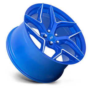 Niche M268 TORSION Anodized Blue Milled 20x10.5 +35 5x120mm 72.6mm - Wheelwiz