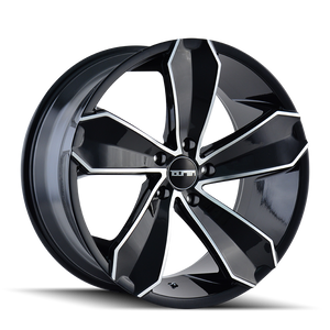 Touren TR71 Gloss black machined 20x8.5 +30 5x112mm 66.56mm - WheelWiz