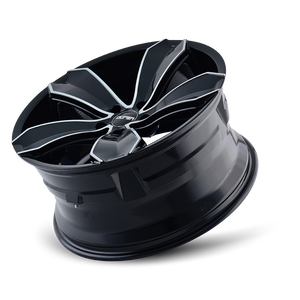 Touren TR71 Gloss black machined 20x8.5 +30 5x112mm 66.56mm - WheelWiz