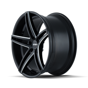 Touren TR73 Gloss black/milled spokes 20x8.5 +30 5x112mm 66.56mm - WheelWiz