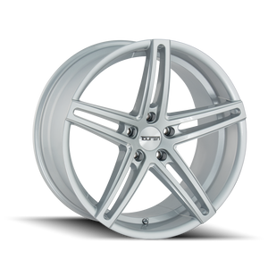 Touren TR73 Gloss silver milled 18x8 +20 5x120mm 74.1mm - WheelWiz