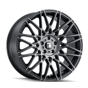Touren TR78 Matte black brushed with dark 18x8 +40 5x112mm 66.56mm - Wheelwiz