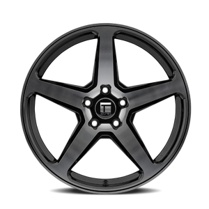 Touren TF96 Gloss black machined 20x9 +35 5x112mm 66.6mm - Wheelwiz
