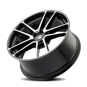 Touren TF97 Gloss black machined 20x9 +35 5x112mm 66.6mm - Wheelwiz