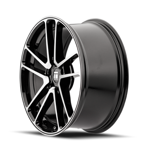 Touren TF97 Gloss black machined 20x9 +35 5x112mm 66.6mm - Wheelwiz