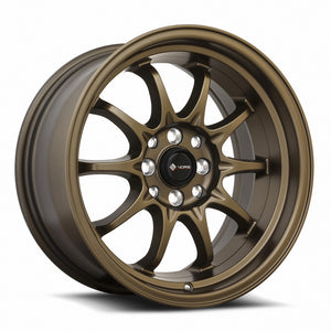 Vors TR3 Bronze 16x8 +20 4x108mm 73.1mm - Wheelwiz