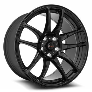 Vors TR4 Gloss Black 18x9.5 +35 5x112mm 73.1mm - Wheelwiz
