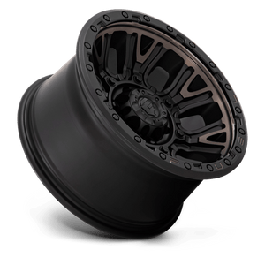 Fuel Offroad D824 TRACTION Matte Black W Double Dark Tint 17x9 -12 6x139.7mm 106.1mm - Wheelwiz