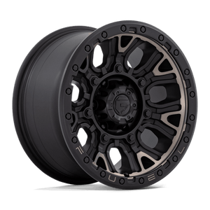 Fuel Offroad D824 TRACTION Matte Black W Double Dark Tint 17x9 +1 6x139.7mm 106.1mm - Wheelwiz