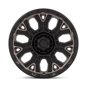 Fuel Offroad D824 TRACTION Matte Black W Double Dark Tint 20x9 +1 6x135mm 87.1mm - Wheelwiz
