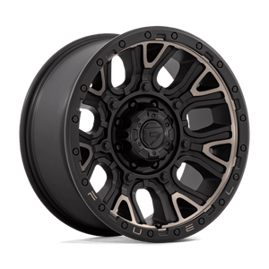 Fuel Offroad D824 TRACTION Matte Black W Double Dark Tint 20x9 +1 8x165.1mm 125.1mm - Wheelwiz