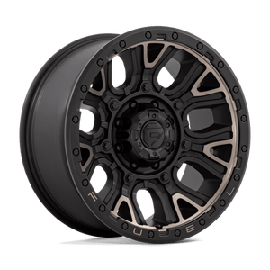 Fuel Offroad D824 TRACTION Matte Black W Double Dark Tint 20x9 +1 8x170mm 125.1mm - Wheelwiz