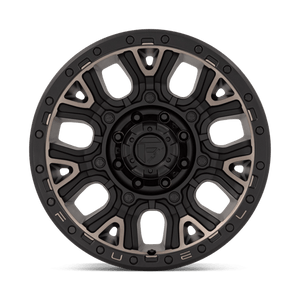 Fuel Offroad D824 TRACTION Matte Black W Double Dark Tint 20x9 +1 8x170mm 125.1mm - Wheelwiz