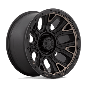 Fuel Offroad D824 TRACTION Matte Black W Double Dark Tint 20x10 -18 6x139.7mm 106.1mm - Wheelwiz