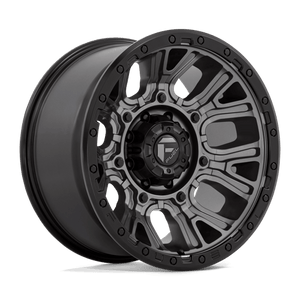 Fuel Offroad D825 TRACTION Matte Gunmetal W/ Black Ring 20x10 -18 8x170mm 125.1mm - Wheelwiz
