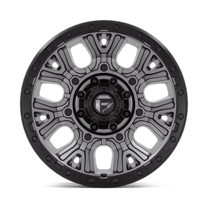 Fuel Offroad D825 TRACTION Matte Gunmetal W/ Black Ring 20x9 +1 8x165.1mm 125.1mm - Wheelwiz
