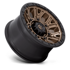 Fuel Offroad D826 TRACTION Matte Bronze W/ Black Ring 17x9 +1 6x139.7mm 106.1mm - Wheelwiz