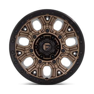 Fuel Offroad D826 TRACTION Matte Bronze W/ Black Ring 17x9 +1 6x139.7mm 106.1mm - Wheelwiz