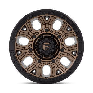 Fuel Offroad D826 TRACTION Matte Bronze W/ Black Ring 17x9 +1 6x139.7mm 106.1mm - Wheelwiz