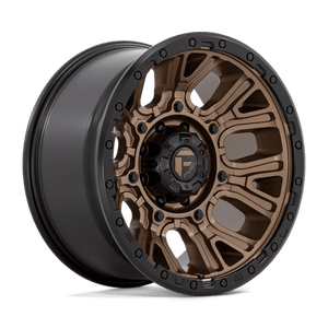 Fuel Offroad D826 TRACTION Matte Bronze W/ Black Ring 20x10 -18 8x180mm 124.2mm - Wheelwiz