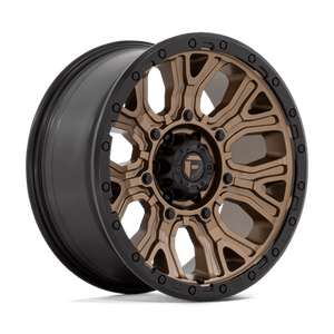 Fuel Offroad D826 TRACTION Matte Bronze W/ Black Ring 20x9 +1 6x139.7mm 106.1mm - Wheelwiz