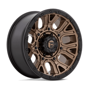 Fuel Offroad D826 TRACTION Matte Bronze W/ Black Ring 20x9 +1 8x180mm 124.2mm - Wheelwiz