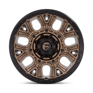 Fuel Offroad D826 TRACTION Matte Bronze W/ Black Ring 20x9 +1 8x165.1mm 125.1mm - Wheelwiz
