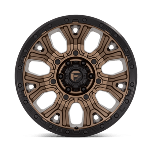 Fuel Offroad D826 TRACTION Matte Bronze W/ Black Ring 20x10 -18 6x139.7mm 106.1mm - Wheelwiz
