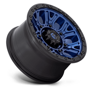 Fuel Offroad D827 TRACTION Dark Blue W/ Black Ring 17x9 +1 6x139.7mm 106.1mm - Wheelwiz