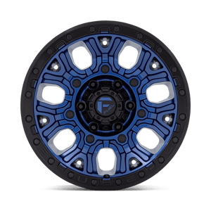 Fuel Offroad D827 TRACTION Dark Blue W/ Black Ring 17x9 +1 6x139.7mm 106.1mm - Wheelwiz