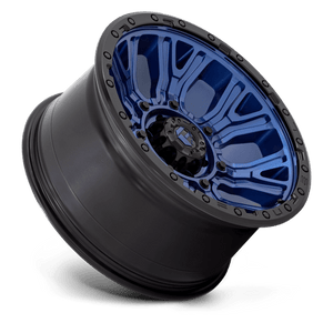 Fuel Offroad D827 TRACTION Dark Blue W/ Black Ring 20x10 -18 6x139.7mm 106.1mm - Wheelwiz