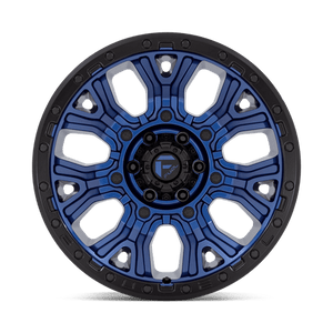 Fuel Offroad D827 TRACTION Dark Blue W/ Black Ring 20x10 -18 6x139.7mm 106.1mm - Wheelwiz