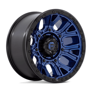 Fuel Offroad D827 TRACTION Dark Blue W/ Black Ring 20x10 -18 8x165.1mm 125.1mm - Wheelwiz