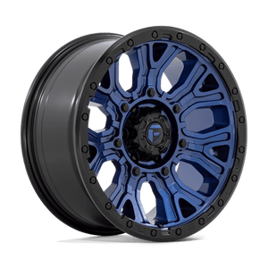 Fuel Offroad D827 TRACTION Dark Blue W/ Black Ring 20x9 +1 6x135mm 87.1mm - Wheelwiz