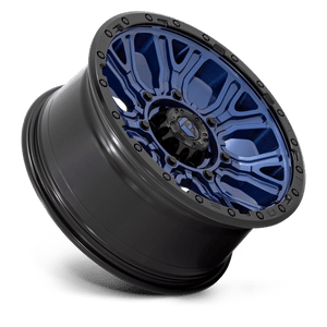 Fuel Offroad D827 TRACTION Dark Blue W/ Black Ring 20x9 +1 6x139.7mm 106.1mm - Wheelwiz