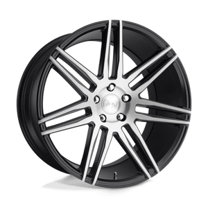 Niche M178 TRENTO Gloss Black Brushed 20x10.5 +27 5x112mm 66.6mm - Wheelwiz