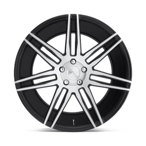 Niche M178 TRENTO Gloss Black Brushed 19x8.5 +35 5x112mm 66.6mm - WheelWiz