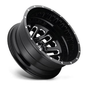 Fuel Offroad D581 TRITON Gloss Black Milled 20x8.25 -201 8x200mm 142mm - Wheelwiz