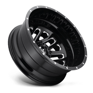 Fuel Offroad D581 TRITON Gloss Black Milled 20x8.25 -240 8x165.1mm 121.5mm - Wheelwiz