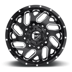 Fuel Offroad D581 TRITON Gloss Black Milled 22x8.25 +105 8x200mm 142mm - Wheelwiz