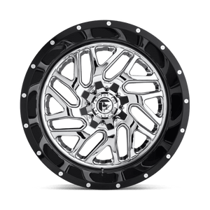 Fuel Offroad D211 TRITON Chrome Plated Gloss Black Lip 20x12 -44 8x170mm 125.1mm - 2 PIECE - Wheelwiz