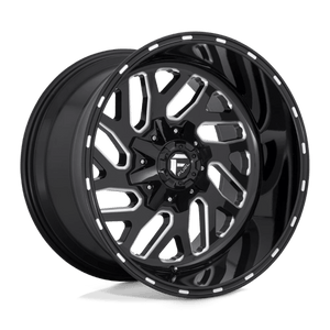 Fuel Offroad D581 TRITON Gloss Black Milled 22x9.5 +20 8x170mm 125.1mm - WheelWiz