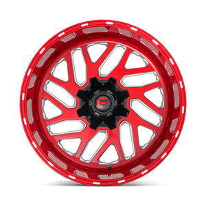 Fuel Offroad D691 TRITON Candy Red Milled 20x10 -18 8x180mm 124.2mm - Wheelwiz
