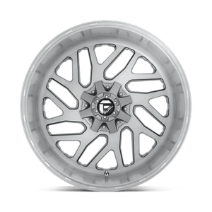 Fuel Offroad D715 TRITON PLATINUM Brushed Gun Metal Tinted Clear 20x12 -43 5x127|5x139.7mm 87.1mm - Wheelwiz